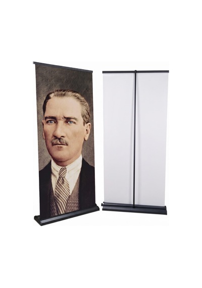 Atatürk Poster Baskılı Pro Roll Up Banner 85x200cm No:2 Diğer