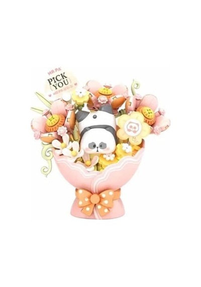 Lz-7301 Loz Pembe Çiçek Buketi 261 Parça Block