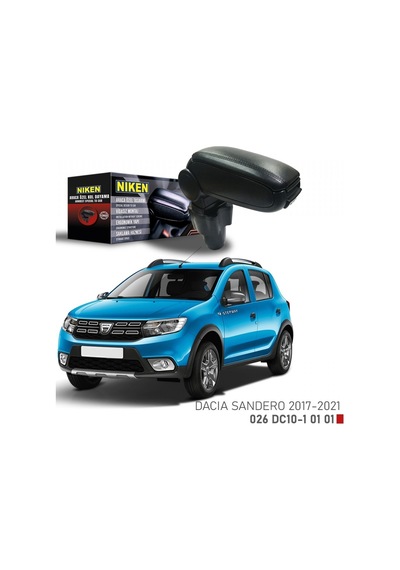 Niken Dacia Sandero 2017-2021 Kol Dayama Siyah