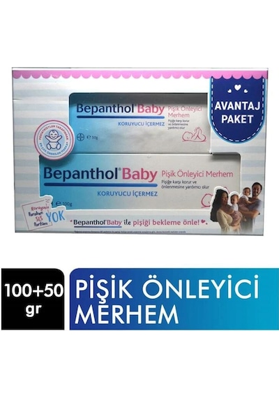 Bepanthol Baby Pişik Kremi Avantaj Paketi 100 Gr + 50 Gr