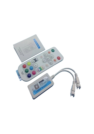 5v -24v Sp548e Sese Ve Müziğe Duyarlı Rgb Pixel Led Kontrol Cihazı App Kontrol Ve Rf Kumandalı