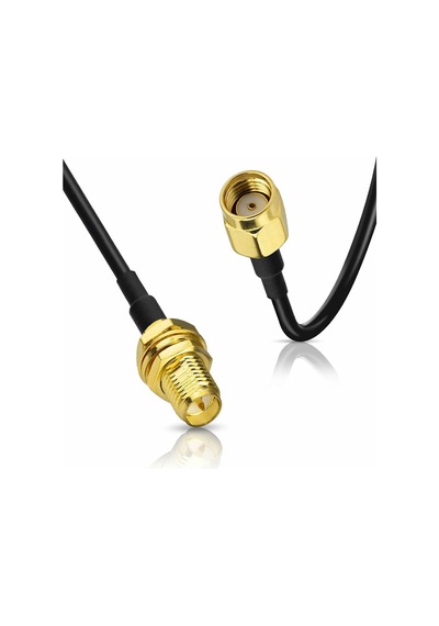 Rg174 50 Ohm Koaksiyel Rp Sma Erkek Rp Sma Dişi 3 Metre Kablo Rf Sinyal Uzatma Kablosu 0-6ghz