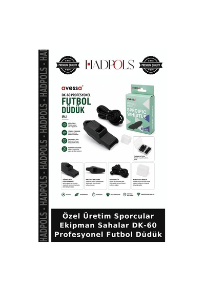 Özel Üretim Sporcular Ekipman Sahalar Dk-60 Profesyonel Futbol Düdük Belirtilmemiş