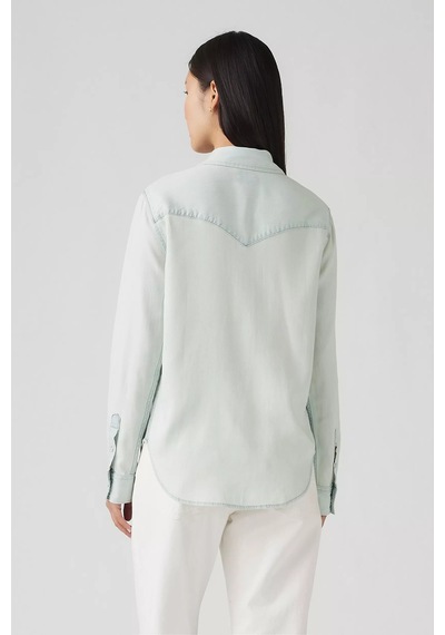Levi's Bayan Kot Gömlek 16786-0099 Mavi Mavi
