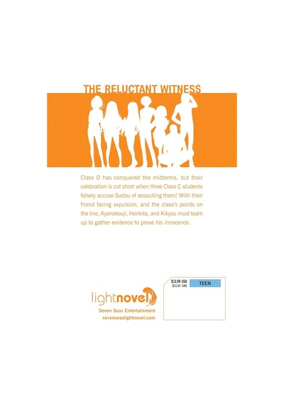 Classroom Of The Elite Light Novel Vol. 2