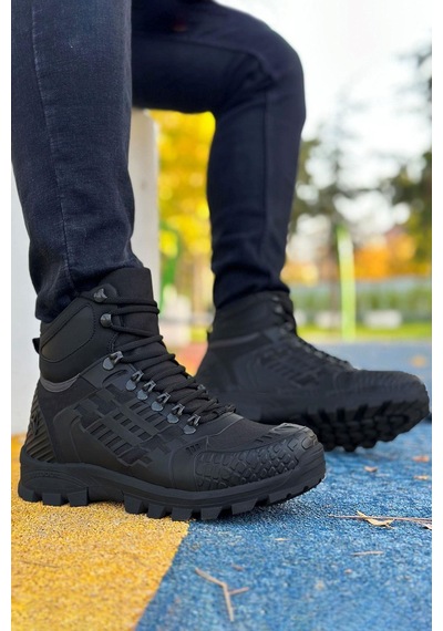 Big King Siyah Hydro Su Geçirmez Erkek Outdoor Trekking Bot 001