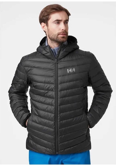 Helly Hansen Verglas Hooded Insulator Erkek Kaz Tüyü Mont Siyah