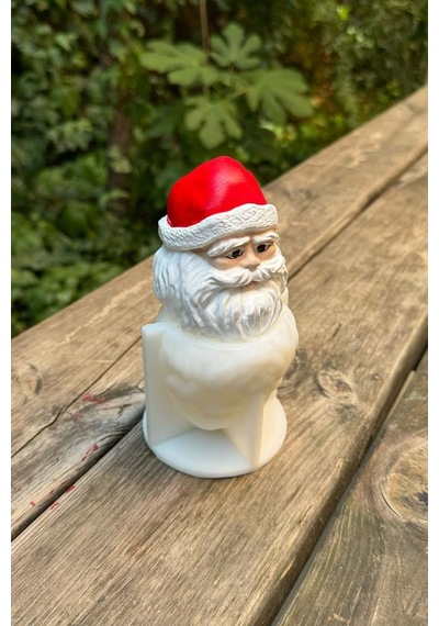 Rufus Concept Noel Baba Küçük 3d Silikon Mum Kalıbı