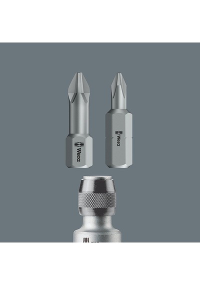 Wera 784 A 1/4 İnç Wera Hızlı Değiştirme Kovanlı Bağlantı Parçaları, 1/4 İnç X 30 Mm, Wera