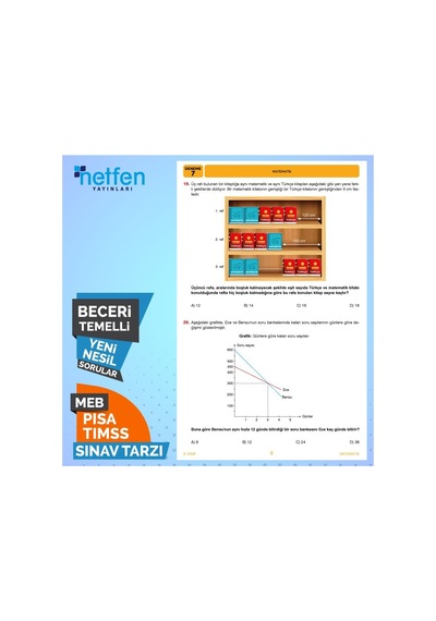 Netfen 8.Sınıf Lgs Matematik 20 Li Deneme Sınavı Fasikül Soru
