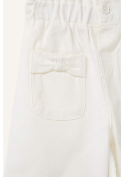 Defacto Paperbag Gabardin Pantolon Kız Bebek H0162a526smer105 Ekru-er105