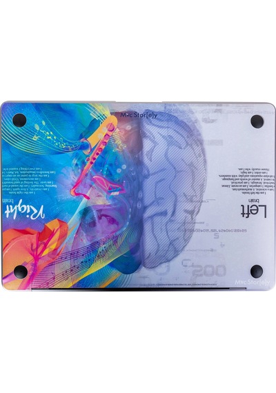 Apple Uyumlu MacBook Pro Kılıf 13inç M1-m2 Kaplama Sticker Laptop Koruyucu A2338 İle Brainnl Beyaz