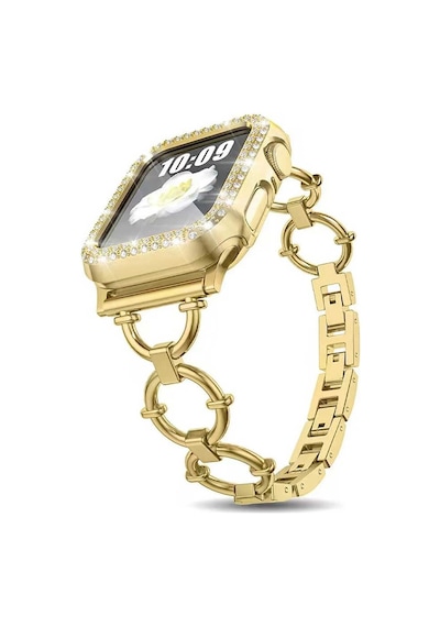 Apple Uyumlu  Watch 40 MM Krd-56 Halka Tasarım Metal Kordon