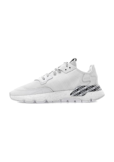 Adidas Nite Jogger Beyaz-siyah Spor Ayakkabı Erkek Beyaz