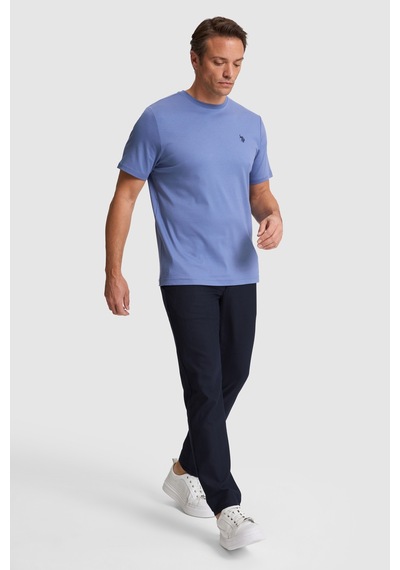 U.s. Polo Assn. Erkek İndigo Tişört Basic 50324944-vr028