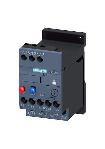 Siemens 3Ru2116-0Hb1 0.55-0.8 Amper Termik Röle 1No+1Nc Ray M