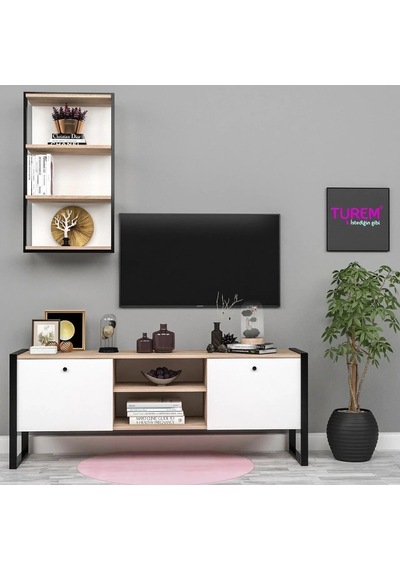 Wall Tv Ünitesi Mdf Antrasit Wall Tv Ünitesi Mdf Antrasit