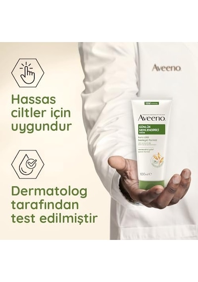 , Günlük Nemlendirici Krem 100ml, Beyaz-yeşil 90601387
