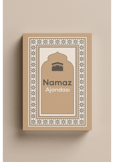 Namaz Ajandası Kahverengi Çok Renkli