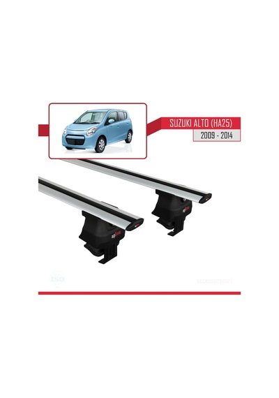 Suzuki Alto Ha25 2009-2014 Arası İle Uyumlu Ace-4 Ara Atkı Tavan Barı Gri