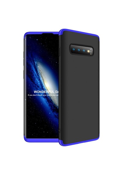 Samsung Uyumlu Galaxy S10 Kılıf 3 Parçalı 360 Tam Korumalı Gkk Kapak