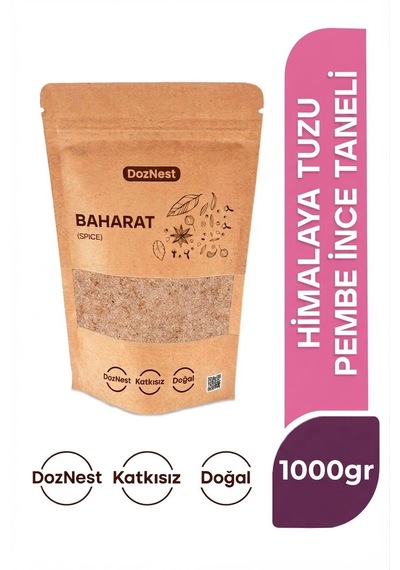 Doznest Himalaya Tuzu Pembe İnce Tane 1 Kg