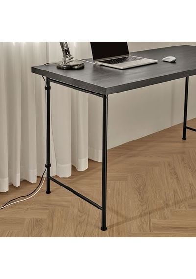 Ikea Spänd Çalışma Masası Ayağı, Siyah, 70 Cm