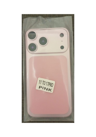 İphone 11 - 17 Uyumlu Pro'ya Dönüşüm Kasa Pembe