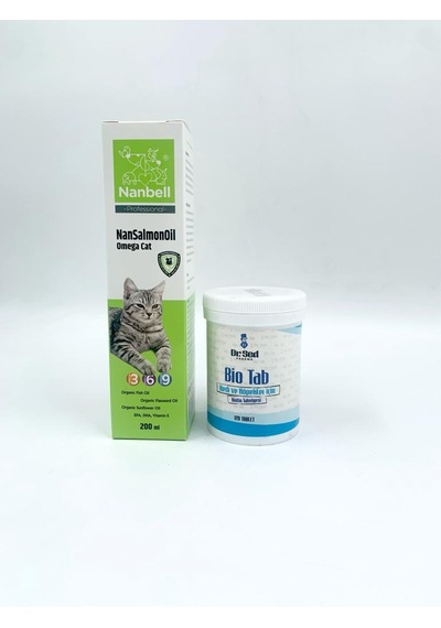 Kediler İçin Omega 3-6-9 + Biotin Tablet