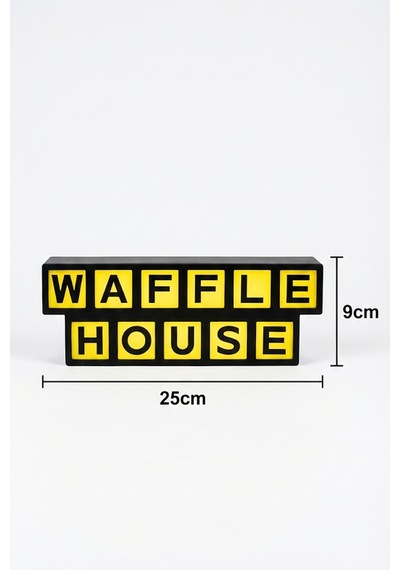 Waffle Evi Tasarımlı Dekoratif Aydınlatma 25x9cm 603-1