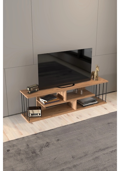 Gzd Tv Ünitesi Ceviz 140 Cm Çok Renkli