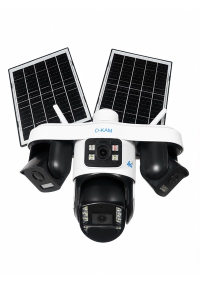Okam 335 Premıum 4g Solar Güvenlik Kamerası Sım Kartlı 7/24 Kayıt Akıllı Takip Renkli Gece Görüşü