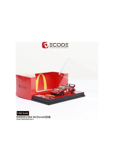 Decode 1/64 Porsche 964 Rwb Mcdonald's Edition 500 Limited