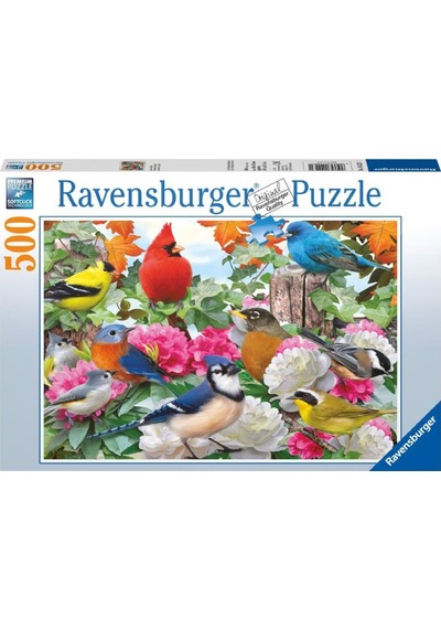 Ravensburger 500 Parça Puzzle Bahçe Kuşları