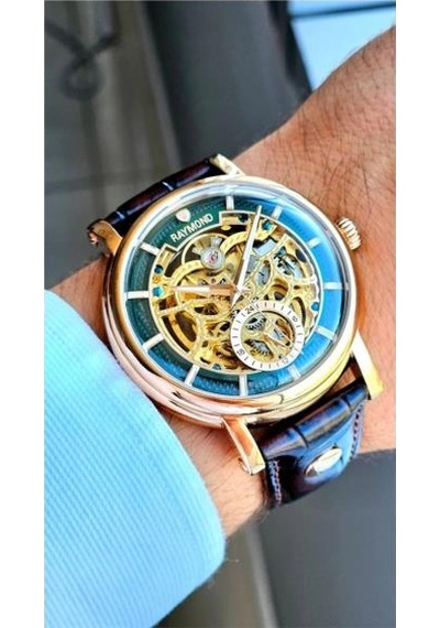 Raymond Rym-4853r-brw-grn Erkek Kol Saati Gümüş