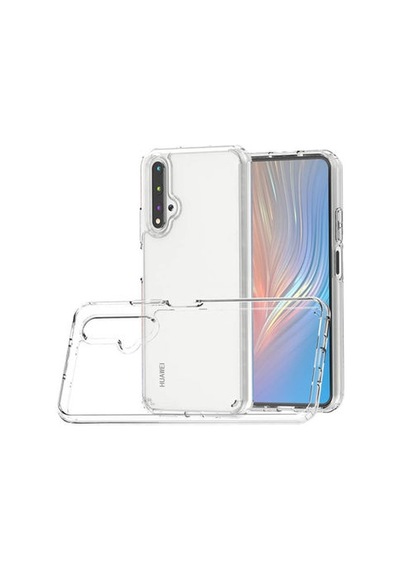 Huawei Nova 5t Kılıf Şeffaf Tam Koruma Sağlayan Premium Tpu Silikon Kapak Ryc/coss Şeffaf
