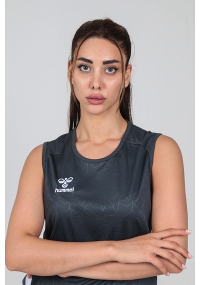 Hummel Dream Sıfır Kol Tişört Antrasit