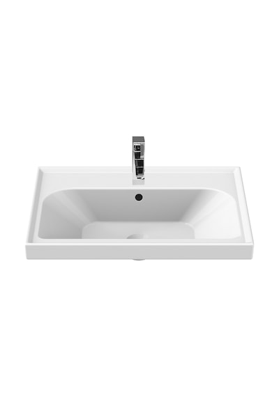 Turkuaz Seramik Cerastyle Frame Lavabo 60CM Damlalıklı Sifonsuz