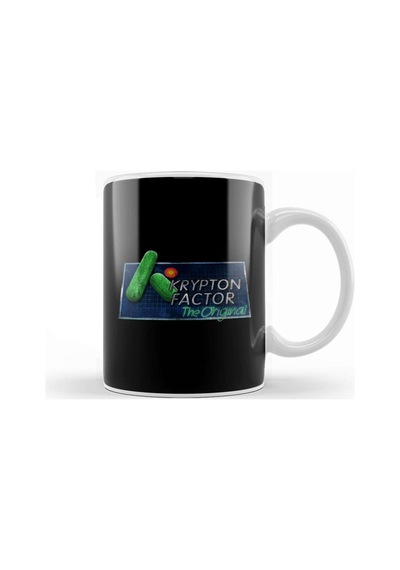 Retro Krypton Factor Kupa Bardak Porselen Karışık