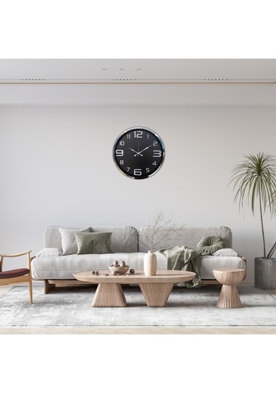 Krom Modern Edge 52 X 52 Cm Duvar Saati