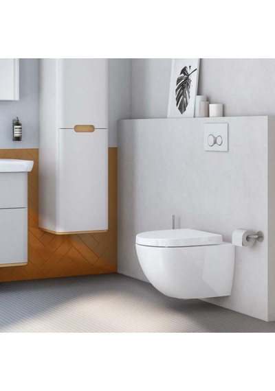 VitrA Sento Rim-ex Beyaz Kanalsız Asma Klozet, Gömme Rezervuar Tam Set 800-2027 Beyaz