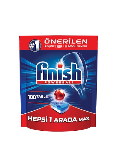 Finish Hepsi Bir Arada Max Bulaşık Makinesi Deterjanı 100 Tablet