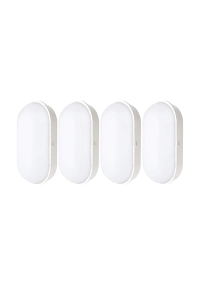 Su Geçirmez 20w Beyaz Kasa Gün Işık 4200k Bahçe Teras Banyo İç Dış Mekan Led Işık 2000lm 2 Ade 2 Adet
