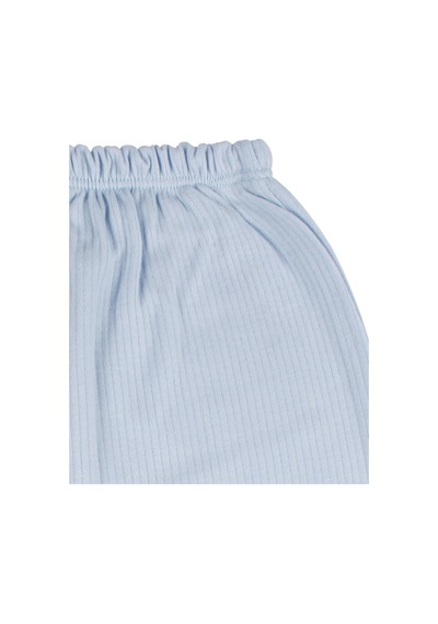 By Bebekodam Erkek Bebek Mavi Yeşil Ayıcık Baskılı Pijama Takımı