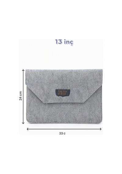 Newfull Doly Case 13 Inç Laptop / Notebook Kılıf Çantası Gri