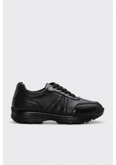Fast Step Hakiki Deri Erkek Casual 722ma673 Siyah