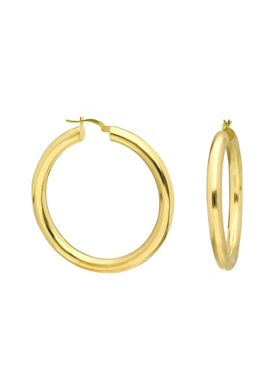 Glorria Gümüş 4 Cm Kalın Halka Küpe N11.30860