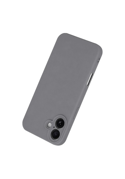 Newface - 13 - Apple iPhone Uyumlu 16 Plus Kılıf First Silikon - Spt-gld - - Gri