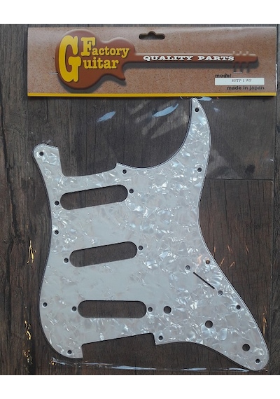 Domo Stp-1Wp Beyaz Sedefli Sss Strat Pickguard