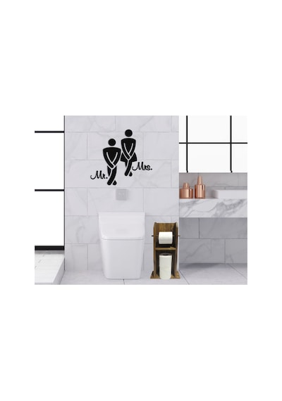 Bk Home Doğal Masif Ahşap Tuvalet Kağıtlığı Ve Konsept Banyo Duva
